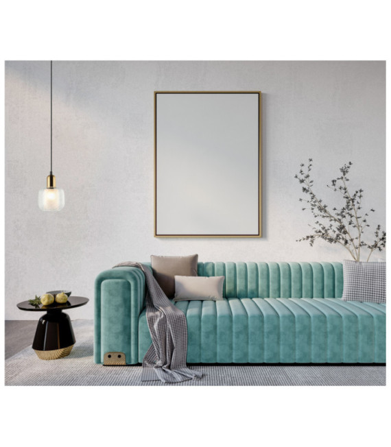 Suspension Lamezia Verre,Acier Noir, Bronze Antique