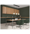 Grosetta Pendant Glass, Black Steel, Gold
