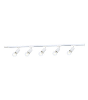 Barra de foco Marvi Plástico, acero, aluminio Blanco Mate