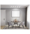 Marvi spotlight bar Plastic, steel, aluminum Matt White