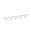 Marvi spotlight bar Plastic, steel, aluminum Matt White