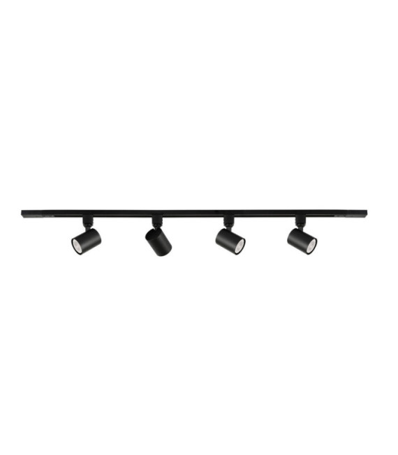 Lumsi sandblasted black spotlight bar