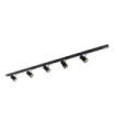Barre de spots Astley Aluminium Noir Mat