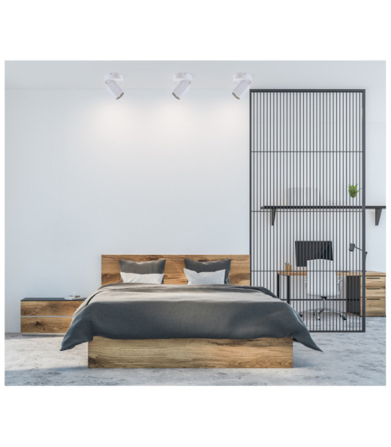 Spot Senova Aluminium Blanc sablé