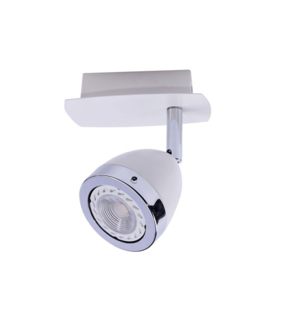 Calasa Spotlight Steel Matt white, chrome ring