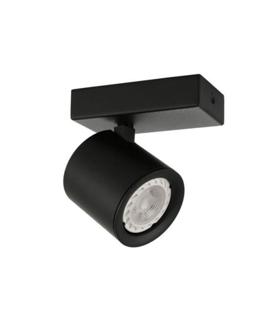 Karlota spotlight Steel, Aluminum Black