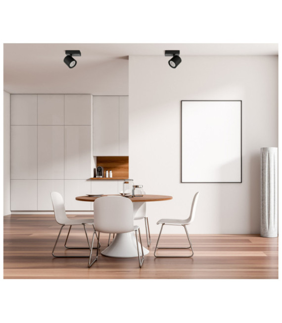 Strahler Karlota Stahl, Aluminium Schwarz
