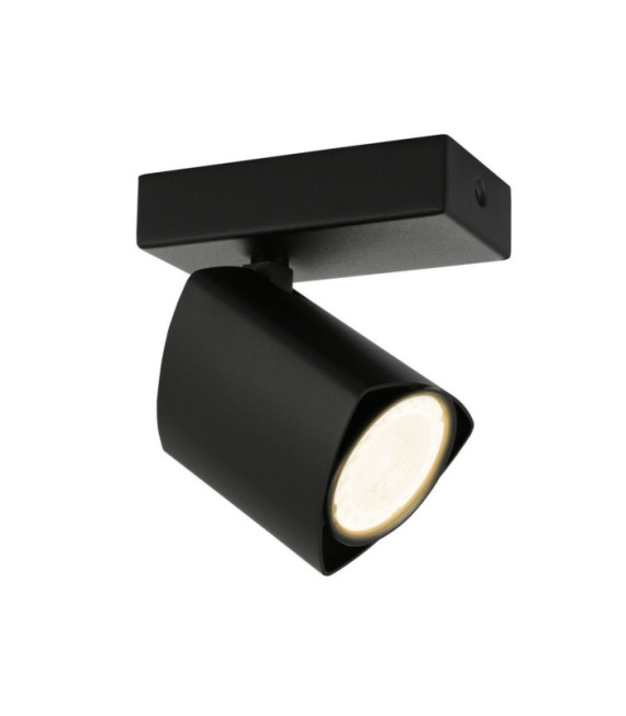 Foco Merusa Acero, Aluminio Negro