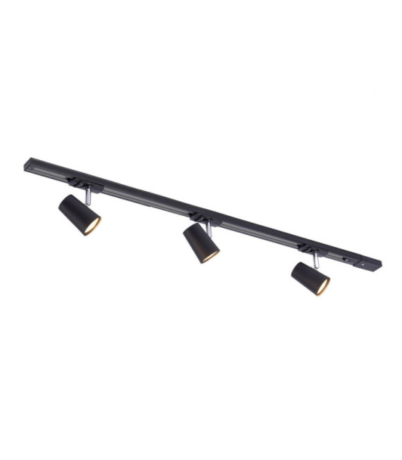 Barre de spots Astley Aluminium Noir Mat