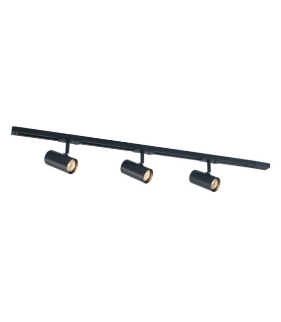 Marvi spotlight bar Plastic, steel, aluminum Matt Black