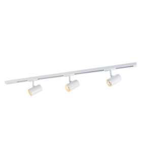 Marvi spotlight bar Plastic, steel, aluminum Matt White