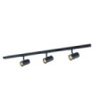 Marvi spotlight bar Plastic, steel, aluminum Matt Black