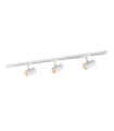 Marvi spotlight bar Plastic, steel, aluminum Matt White