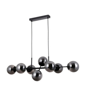Molite Pendant Lamp Glass, Black Steel