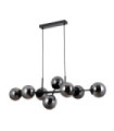 Molite Pendant Lamp Glass, Black Steel