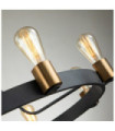 Hinkley pendant light Aged zinc steel and heritage brass