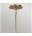 Suspension Kichler Acier Noir et laiton naturel