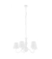 Arianna pendant light Metal alloy White