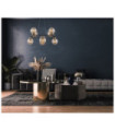 Galvez Pendant Glass, Steel Antique bronze, matt black