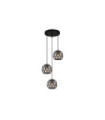 Suspension Hilo Acier Noir