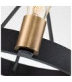 Hinkley pendant light Aged zinc steel and heritage brass