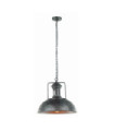 Nadia pendant light Metal alloy Black, Gray