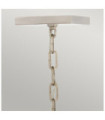 Hinkley pendant light Steel, Black crystal with polished nickel