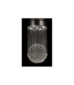 Suspension Lucid Alliage métallique,verre Chrome