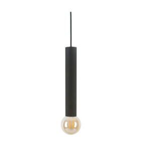 Marvi Pendant Lamp Plastic, Matte Black Steel