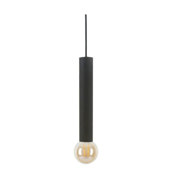 Marvi Pendant Lamp Plastic, Matte Black Steel