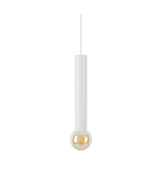 Marvi Pendant Lamp Plastic, Matt White Steel