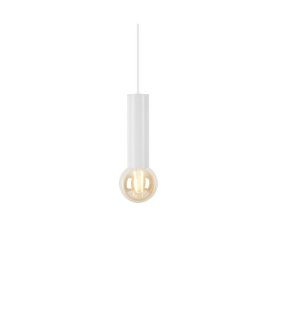 Marvi Pendant Lamp Plastic, Matt White Steel
