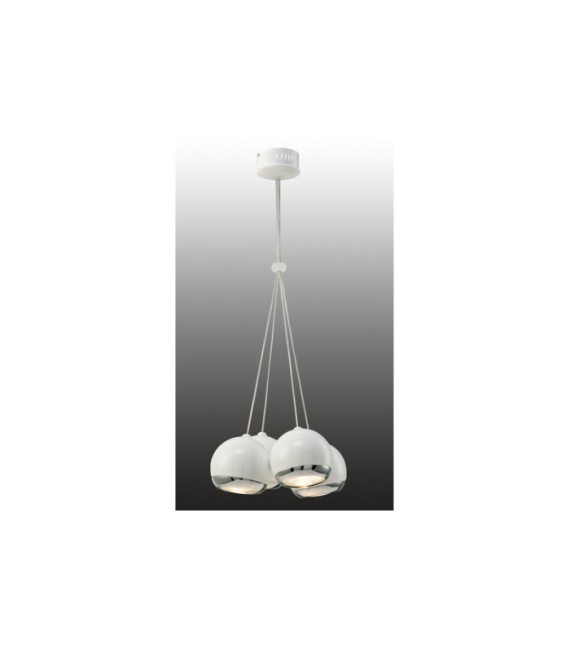 Suspension Sferio Alliage métallique Blanc