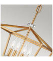 Hinkley pendant light Steel, crystal Aged brass