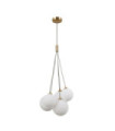 Perlos Pendant Steel Honey Brass