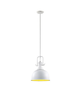 Suspension Laredo Alliage métallique Blanc, Jaune