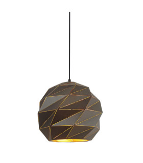 Suspension Palermo Acier Anthracite