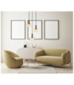 Santia Pendant Lamp Glass, Steel Copper