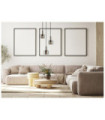 Santia Pendant Lamp Glass, Steel Silver
