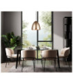 Leilani Pendant Steel Gold