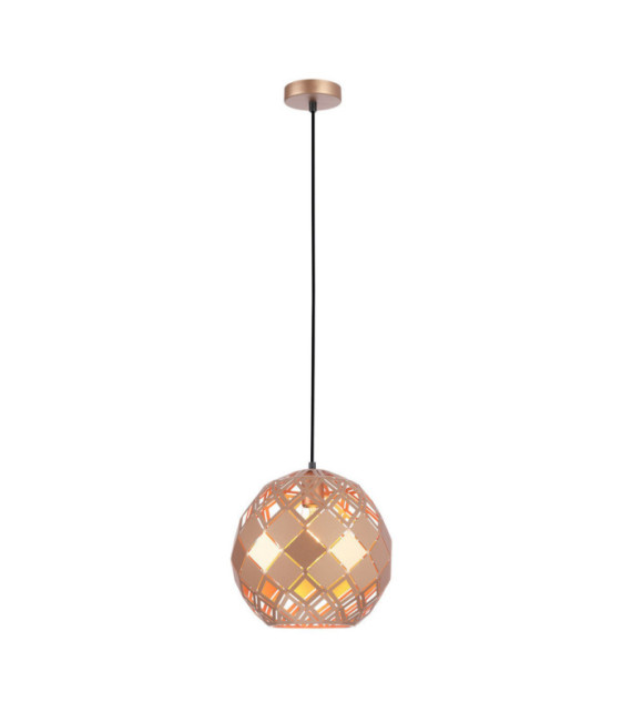 Suspension Paulela Verre,Acier Or