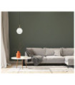 Suspension Deore Verre,Acier Blanc, Bronze Antique