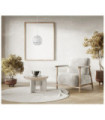 Suspension Paulela Acier Blanc