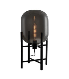 Maversa portable floor lamp Glass, metal alloy Black, graphite mirror
