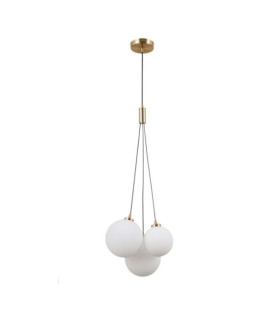 Suspension Perlos Acier,Aluminium Miel Laiton