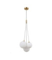 Perlos Pendant Steel, Aluminum Honey Brass
