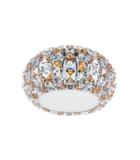 Plafonnier Monde Alliage métallique,verre Chrome