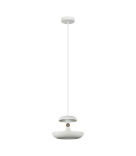 Lámpara colgante Marina de acero blanco