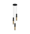 Isidora Pendant Steel, Black Aluminum, Antique Bronze