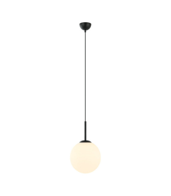 Suspension Deore Verre,Acier Blanc, Noir